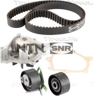 Помпа (водяной насос) с комплектом ремня ГРМ NTN / SNR для Citroen C8 I 2007-2010. Артикул KDP459.580