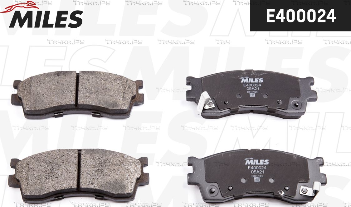 Тормозные колодки Miles (Low-Metallic). Артикул E400024