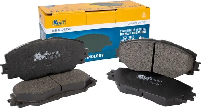 Колодки тормозные дисковые передние (Kraft) Kraft. Артикул KT091463
