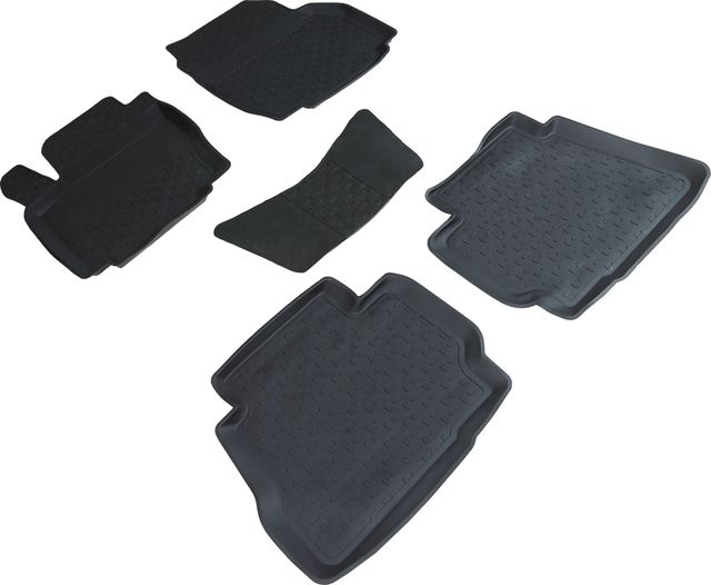 Коврики резиновые Seintex с высоким бортиком для салона Ford Mondeo IV 2007-2013. Артикул 01311