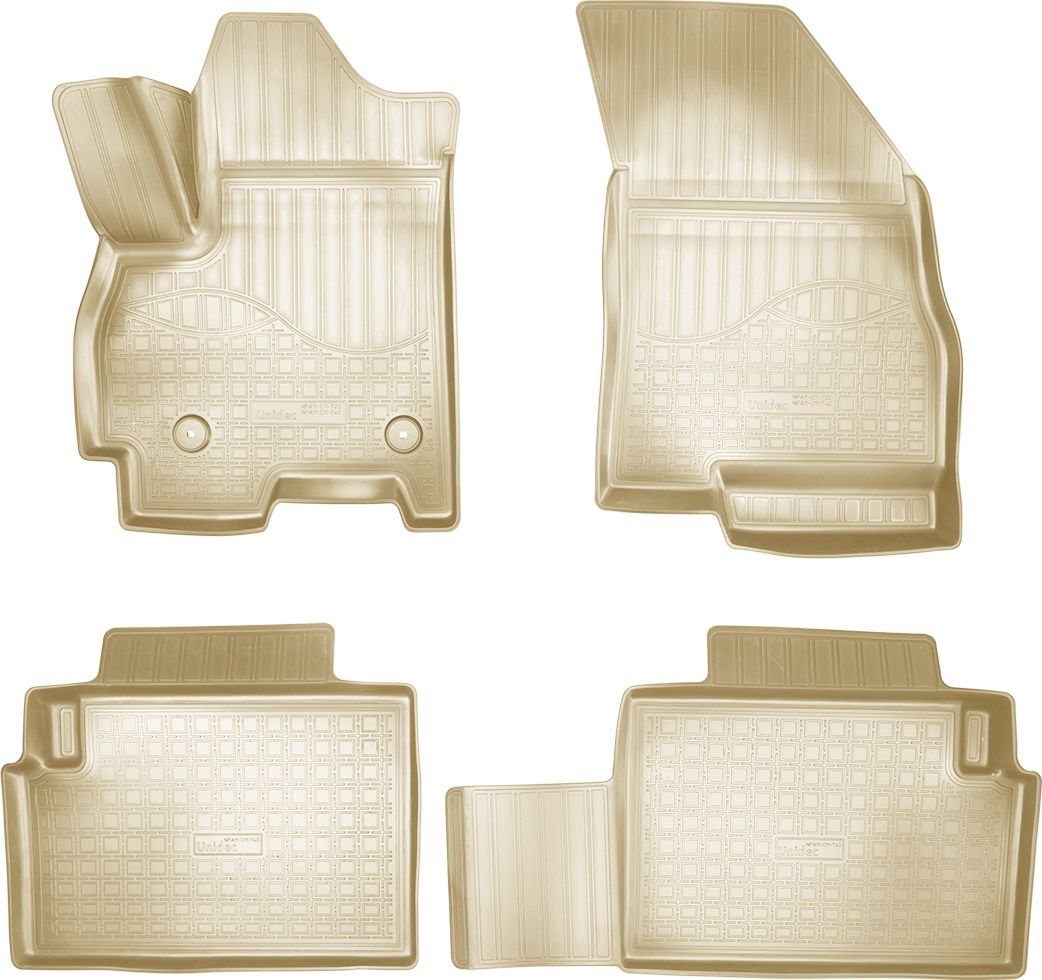 Коврики 3D Норпласт для салона Chery Tiggo 7 2016-2026 Бежевый. Артикул NPA11-C11-740-B