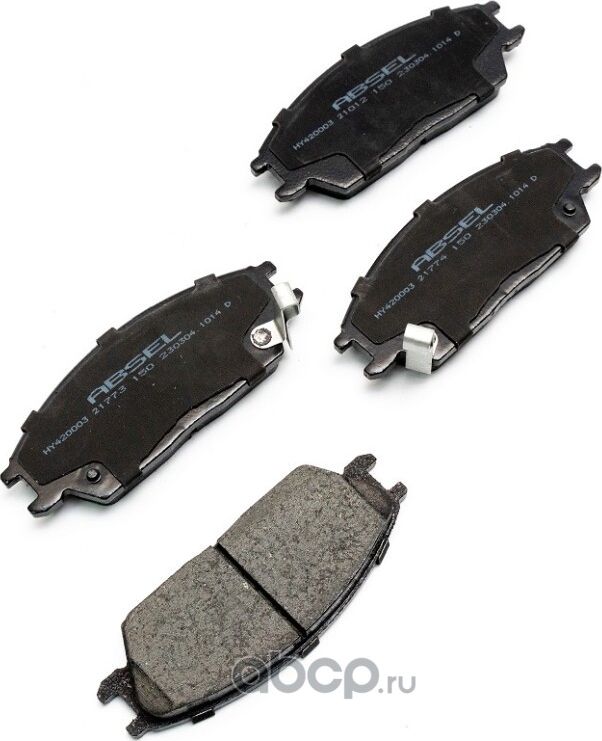 Колодки тормозные передние (Absel). Артикул HY420003