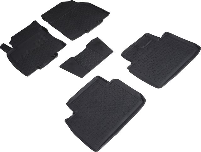 Коврики резиновые Seintex с высоким бортиком для салона Renault Koleos II 2017-2026. Артикул 88702