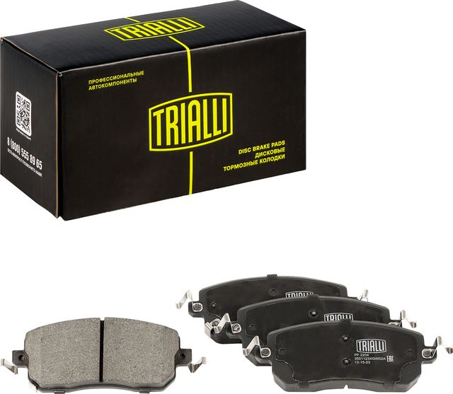 Тормозные колодки Trialli (Low-Metallic) передние для Haval Jolion I 2021-2026. Артикул PF 2204