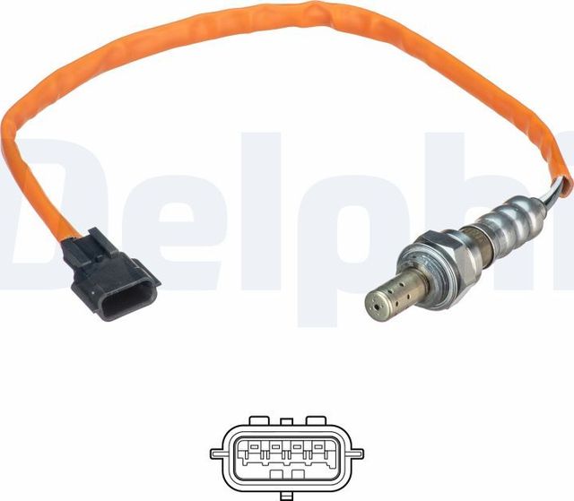 Лямбда-зонд (кислородный датчик) Delphi для Lada Largus I 2012-2026. Артикул ES21059-12B1