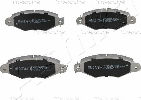 Тормозные колодки ASHIKA. Артикул 50-01-114