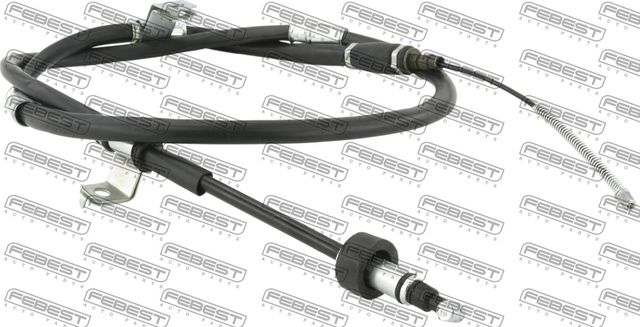 Трос ручника (тросик ручного тормоза) Febest. Артикул 12100-IX35LH