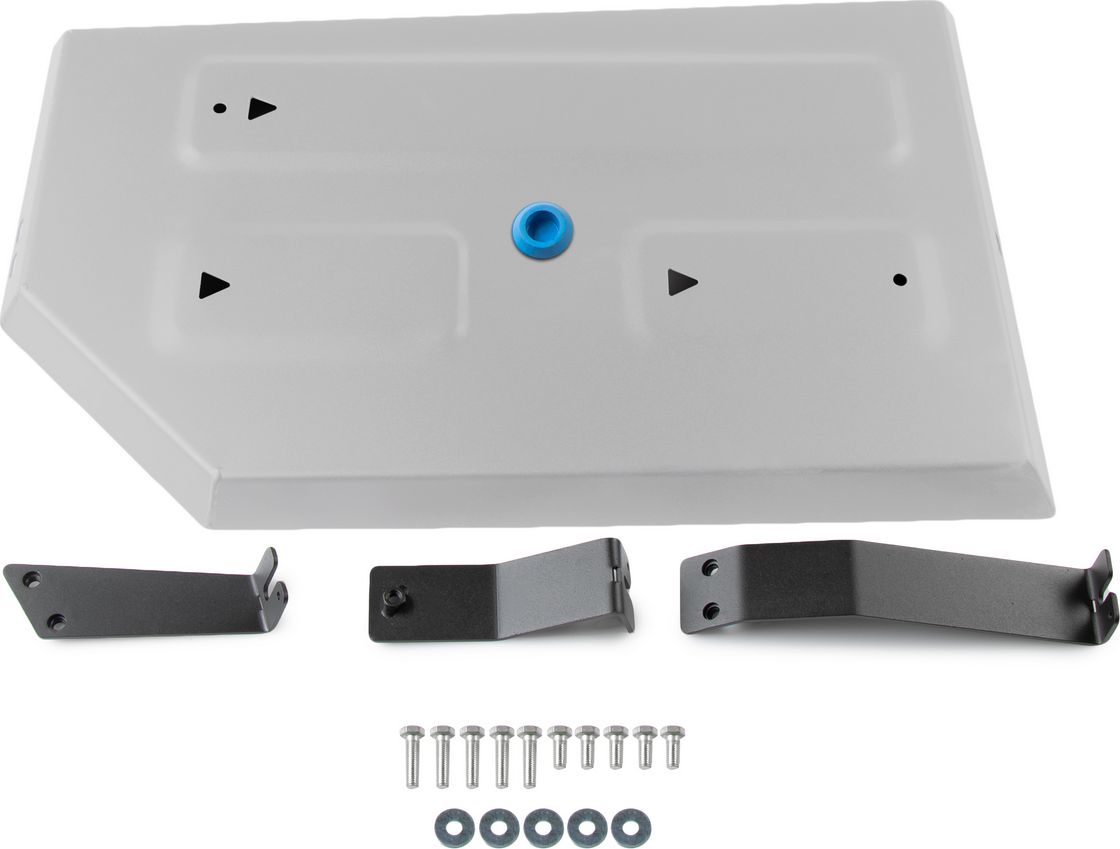 Защита алюминиевая Rival для топливного бака Jaecoo J8 РКПП 4WD 2024-2026. Артикул 333.0949.1