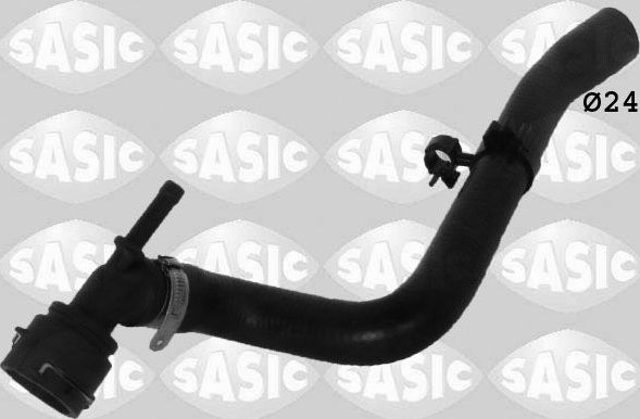 Патрубок системы охлаждения (радиатора) Sasic правый для SEAT Leon I 1999-2006. Артикул 3406088