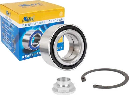 Подшипник ступицы HONDA ACCORD 03- перед.с магнит.кольцом (Kraft). Артикул KT204528
