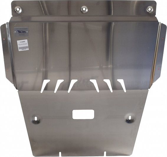 Защита алюминиевая АВС-Дизайн для картера и КПП Mercedes-Benz CLA-Класс C117 2013-2018. Артикул 13.05ABC