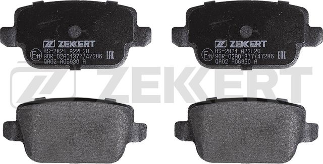 Тормозные колодки Zekkert задние для Volvo V70 II 2001-2008. Артикул BS-2821