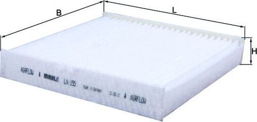 Салонный фильтр Mahle. Артикул LA 155