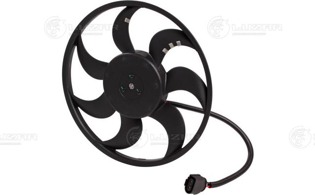 Вентилятор радиатора двигателя Luzar для Volkswagen Multivan T5 2004-2015. Артикул LFK 1848