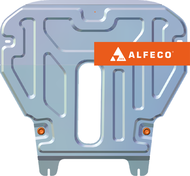 Защита алюминиевая Alfeco для картера и КПП Chery Bonus II A13 2011-2013. Артикул ALF.02.10 AL4