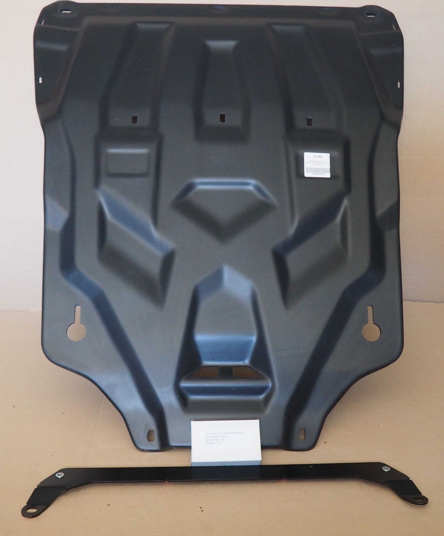 Защита композитная АВС-Дизайн для картера и КПП Audi A7 2/4WD 2010-2018. Артикул 02.06k