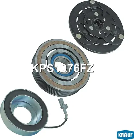 Шкив компрессора кондиционера в сборе (Krauf). Артикул KPS1076FZ