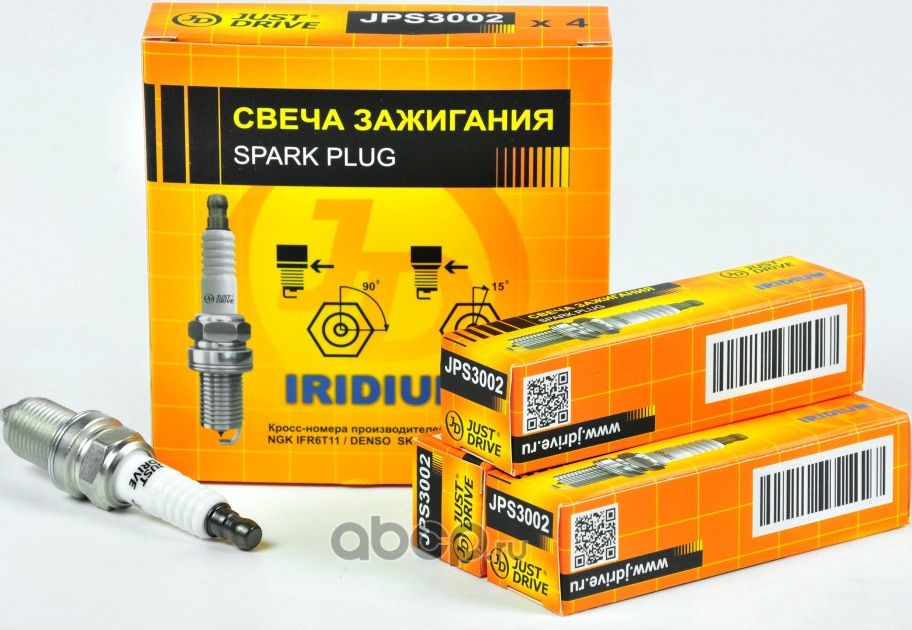 Свеча зажигания 611 (Just Drive). Артикул JPS3002