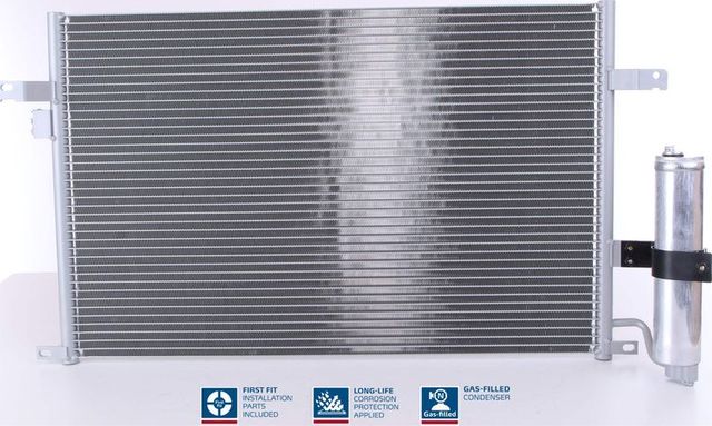 Радиатор кондиционера (конденсатор) Nissens (алюминий) для Chevrolet Nubira 2005-2007. Артикул 94725