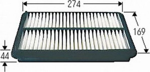 Воздушный фильтр JS Asakashi для Honda Accord VI 1998-2003. Артикул A867J