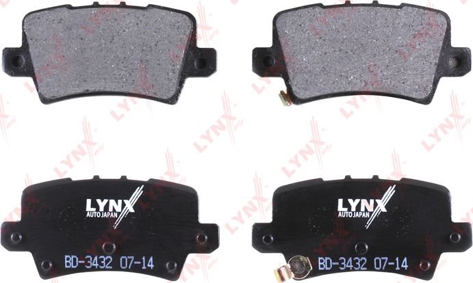 Тормозные колодки LYNXauto. Артикул BD-3432