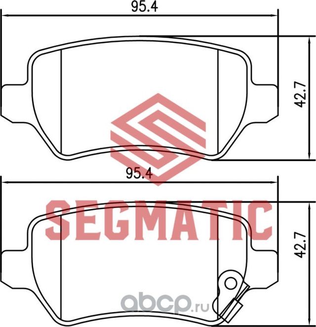 SGBP2576 Колодка торм диск зад Opel Astra 1.6 2006-2014 Opel Astra 1.6 2006-2010 (Segmatic) Segmatic. Артикул SGBP2576