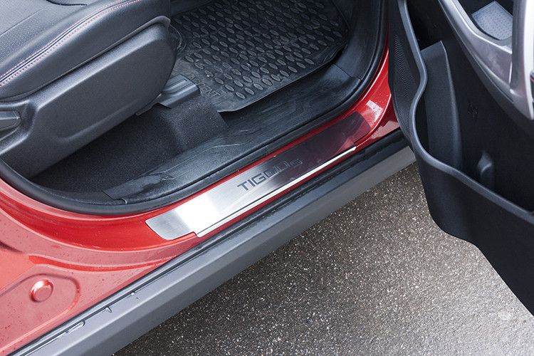 Накладки Союз-96 на внутренние пороги для Chery Tiggo 5 2014-2026 (4 шт.). Артикул CTG5.31.7094