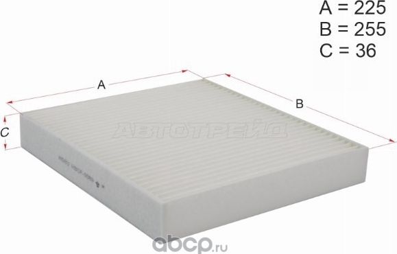 Фильтр салона VOLKSWAGEN POLO SEDAN 10-/SKODA FABIA 09-/AUDI A1 11 (Hosu). Артикул HSCF0069