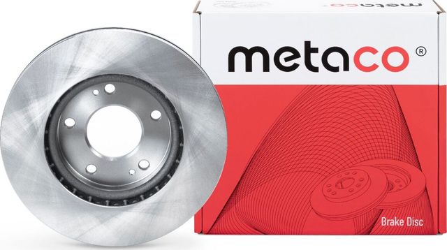Диск тормозной передний вентилируемый (Metaco). Артикул 3050217