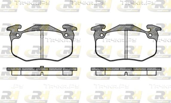 Тормозные колодки RoadHouse задние для SEAT Leon II 2005-2012. Артикул 2144.50