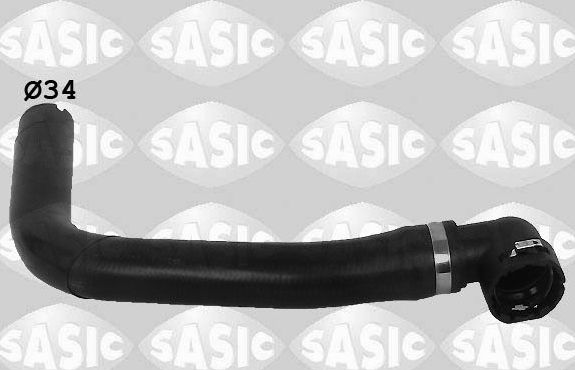 Патрубок радиатора (системы охлаждения) Sasic. Артикул 3406230