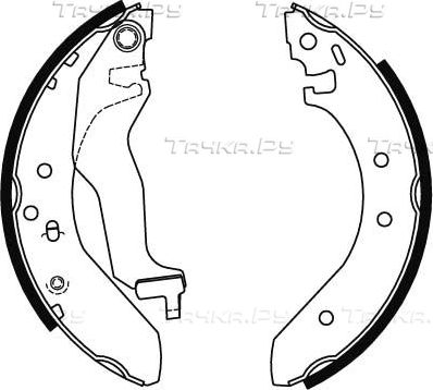 Тормозные колодки TRW задние для Honda Accord III 1987-1989. Артикул GS6246
