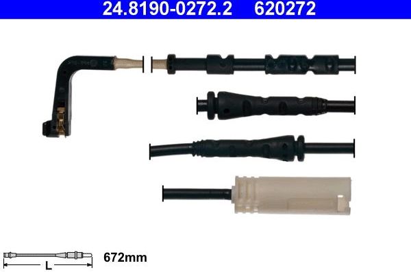 Датчик износа тормозных колодок  ATE. Артикул 24.8190-0272.2