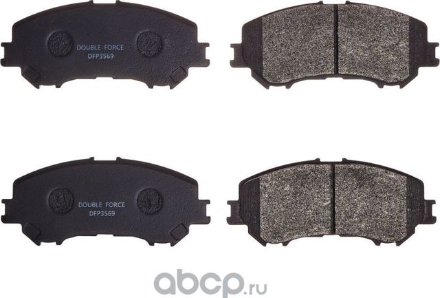 Колодки тормозные дисковые Double Force. Артикул DFP3569