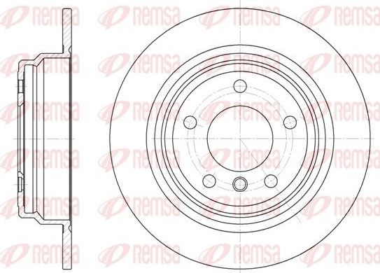 Тормозной диск Remsa. Артикул 6554.00