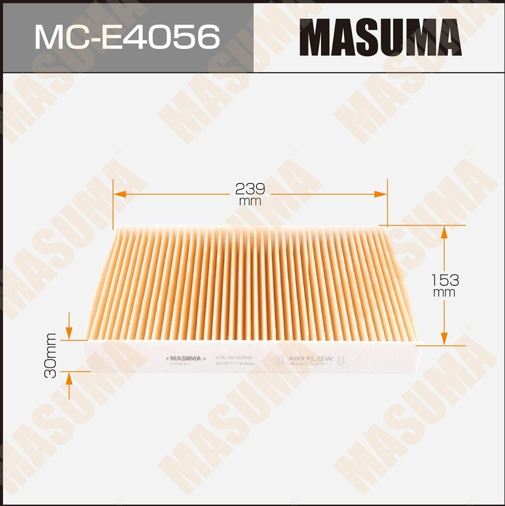 Салонный фильтр Masuma. Артикул MC-E4056