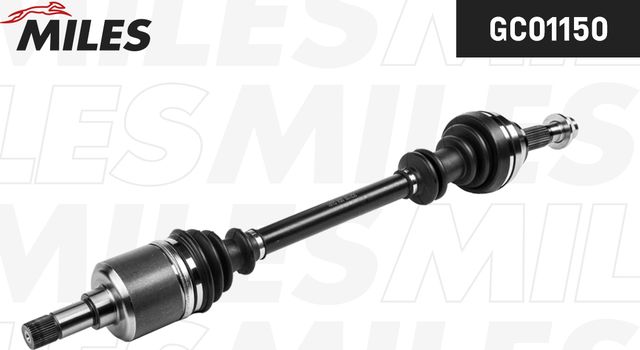 Полуось (привод в сборе, приводной вал) Miles передняя левая для Fiat Ducato II 1994-2002. Артикул GC01150