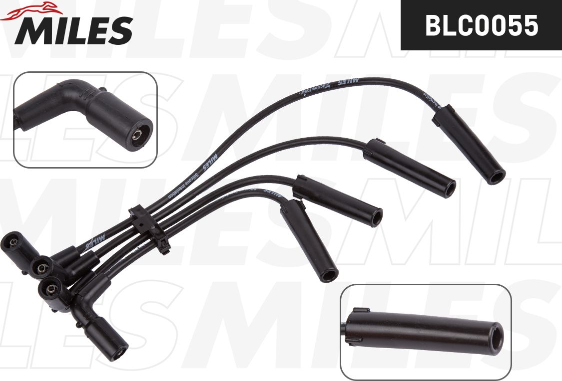 Высоковольтные провода (провода зажигания) (комплект) Miles. Артикул BLC0055