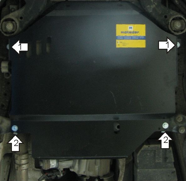 Защита Мотодор для КПП, РК Volkswagen Touareg I 2004-2010. Артикул 12704