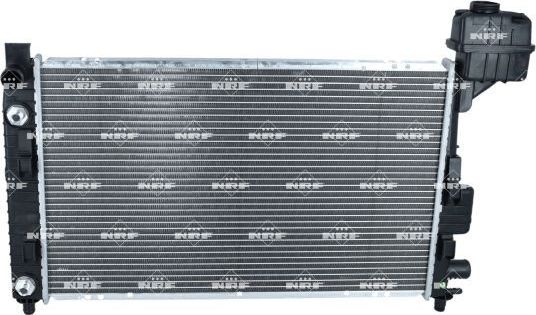 Радиатор охлаждения двигателя NRF (алюминий) для Mercedes-Benz A-Класс I (W168) 1997-2004. Артикул 54718