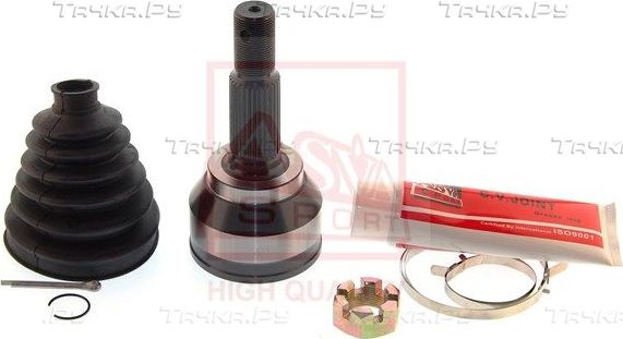 Шрус наружный (граната) Asva передний для Nissan Juke I 2010-2019. Артикул NS-F15