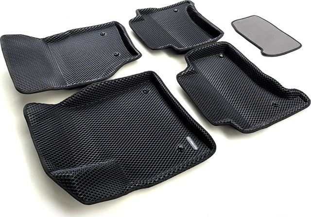 Коврики Euromat 3D EVA для салона Volkswagen Touareg I 2002-2009. Артикул EM3DEVA-004100