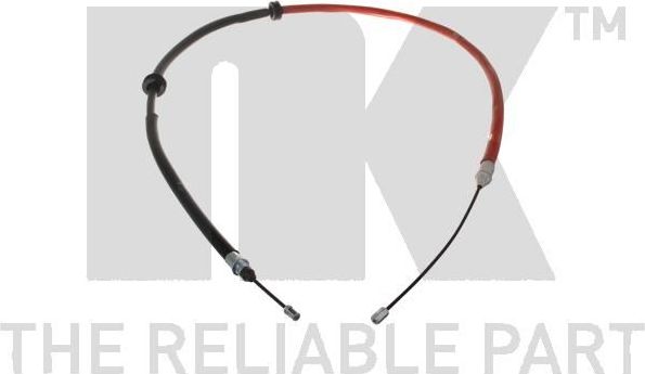 Трос ручника (тросик ручного тормоза) NK. Артикул 9039133