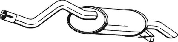 Глушитель Bosal для Renault Symbol ll 2008-2014. Артикул 200-033