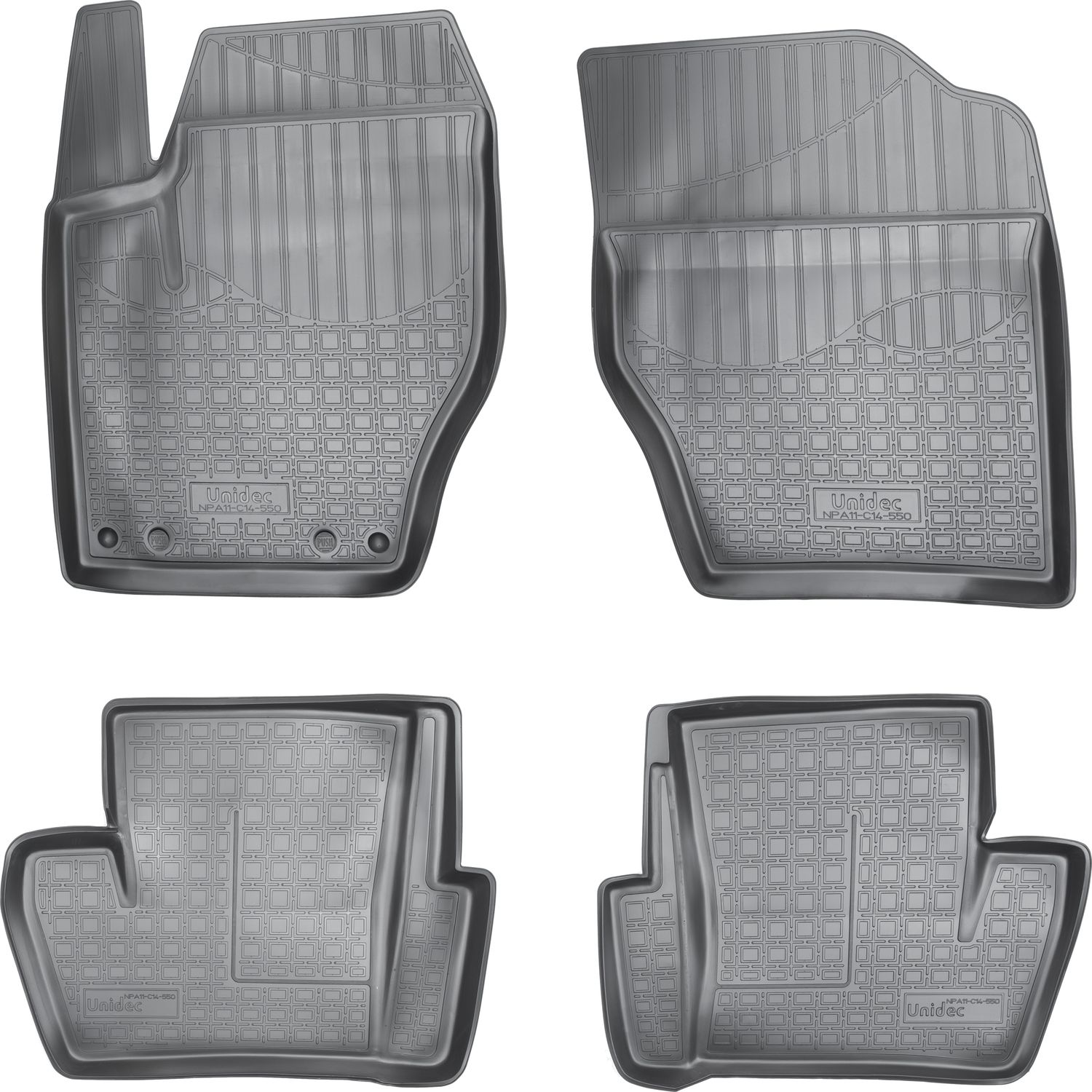 Коврики Норпласт для салона Citroen DS4 2011-2026. Артикул NPA11-C14-550