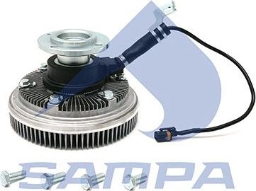 Муфта вентилятора (вискомуфта) Sampa. Артикул 021.338