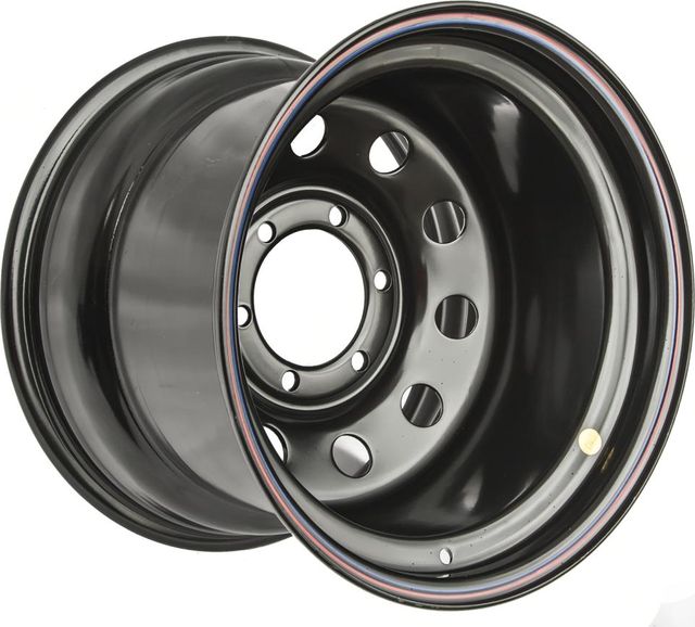 Колёсный диск OFF-ROAD Wheels стальной черный 6x139,7 12xR16 d110 ET-55 для Mitsubishi L400 1995-2006. Артикул 1612-63910BL-55