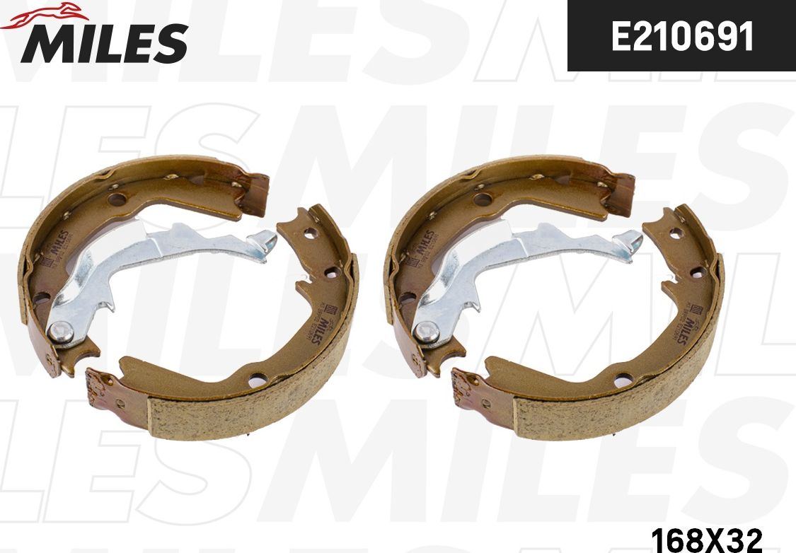 Тормозные колодки (стояночная тормозная система) Miles. Артикул E210691