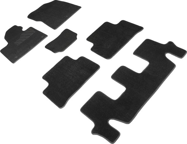 Коврики Seintex ворсовые для салона Kia Sorento IV 7 мест 2020-2026. Артикул 96239