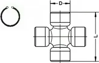 КРЕСТОВИНА (GKN). Артикул U110